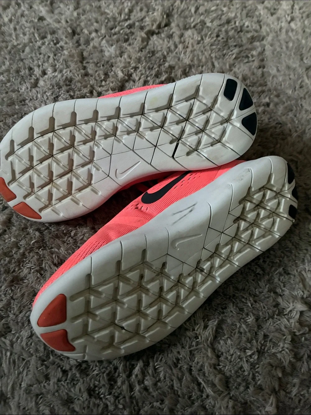 Nike Kids Coral Free Run Athletic Sneakers - Picture 3 of 5